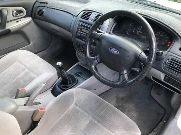 Used Ford Laser for sale - view from drivers seat