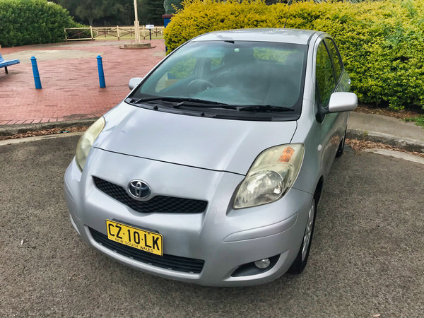 Used Toyota Yaris for sale - front passenger side view
