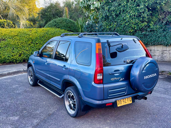 Sell my Honda CRV today - Photo showing the rear passenger side angle view of a Honda CRV We Buy Sydney Cars has just purchased today from a customer