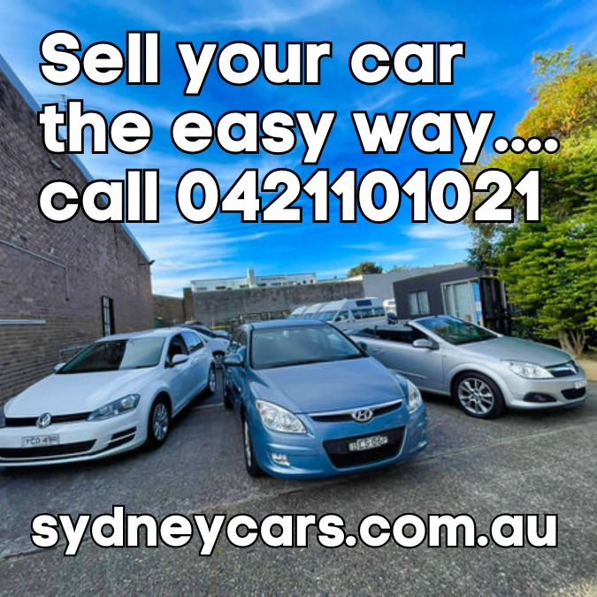 Sell your car the easy way - photo of three cars for sale - Sydneycars